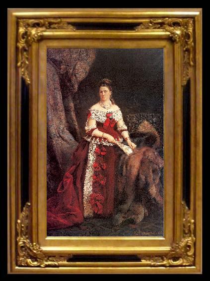 framed  Makovsky, Konstantin Portrait of Countess Vera Zubova, Ta010